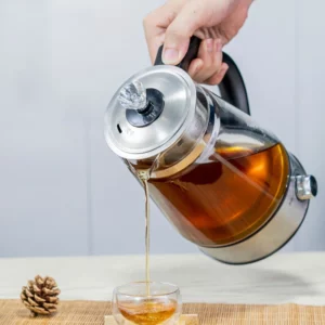 Teapots Electric Kettle Glass Water Kettle Smart Thermo Pot Coffee Water Boiler 220v Kitchen Appliances Tea Infuser - Image 2