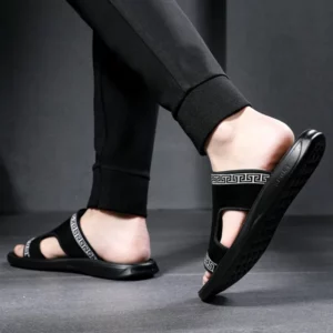 New Summer Fashion Anti-Slip Slippers Beach Shoes Brand Flip Flops Soft Men Sandals - Image 4