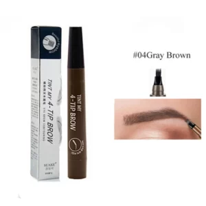 4D Microblading Eyebrow Pen 4 Forks Tip Eyebrow Tattoo Pencil Long Lasting Fine Sketch Liquid Eye Brow Make Up - Image 5