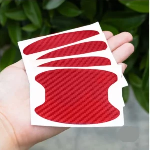 4Pcs/Set Car Door Sticker Carbon Fiber Scratches Resistant Cover Auto Handle Protection Film Exterior Styling Car Accessories - Image 3