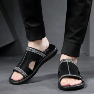 New Summer Fashion Anti-Slip Slippers Beach Shoes Brand Flip Flops Soft Men Sandals - Image 6