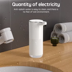 HQ Automatic Soap Dispenser bathroom accessories Automatic Liquid soap dispenser 360ML TYPE-C White 4 Level Foam Soap Dispenser - Image 5
