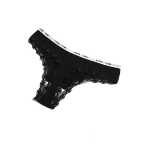 Sexy Cotton Thong Women Lace Low Waist Panties Letter Underwear Ladies Briefs Lingere Panty Underware Breathable Female Lingerie - Image 6