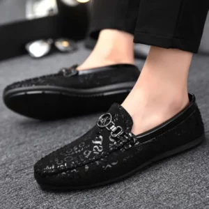Loafers New In Male Casual Shoe Fashion 2024 Designer Luxury Sale Elegant Promotion Men's Leather Shoes Footwear Offer Summer Pu - Image 4