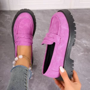 2024 Shoes Women Plus Size Loafers Women British Style Platform Shoes Office Ladies Light Casual Designer Shoes Zapatos De Mujer - Image 5