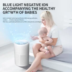 Air Purifier H13 True HEPA Filter 2-in-1 Deodorizing Air Cleaner for Home Allergies and Pets Hair,Smokers in Bedroom - Image 5