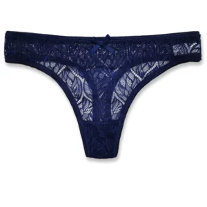 Solid Panties For Women Plus Size Low Lace Patchwork Panties Sexy Thong Waist Sexy Lingerie For Women Lenceria Femenina Трусы - Image 4