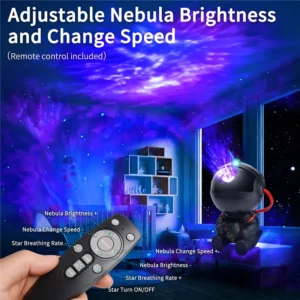 Galaxy Projector Led Night Light Star Projector Astronaut Projector Galaxy Light for Home Decorative Bedroom Children Kids Gift - Image 4
