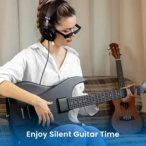 AeroBand Painless Guitar & Guitar Smart Silicone Strings Bluetooth And 8 Sounds USB MIDI Function For Adults Gift - Image 5