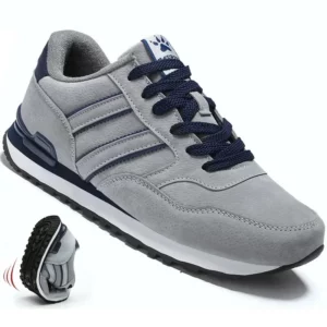 Breathable Sneakers Men Sport Running Shoes Women Light Athletic Shoes Leather Men Casual Flats Trail Walking Shoe Plus Size 45 - Image 1