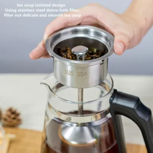 Teapots Electric Kettle Glass Water Kettle Smart Thermo Pot Coffee Water Boiler 220v Kitchen Appliances Tea Infuser - Image 4