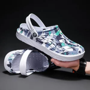 Light Mens Slippers Summer Chef Shoes for Men Outdoor Wading Platform Sandals Soft Beach Antiskid Sports Mens Slippers - Image 1