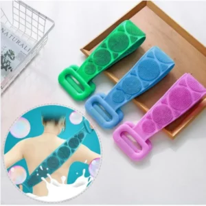 Double Sided Silicone Bath Towel Body Cleansing Back Rubbing Strips Massage Exfoliating Sponge Deep Clean Shower Accessories - Image 2