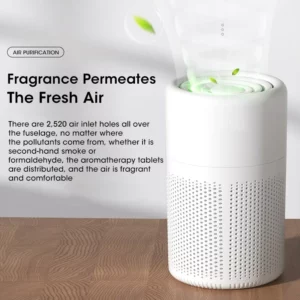 Air Purifier H13 True HEPA Filter 2-in-1 Deodorizing Air Cleaner for Home Allergies and Pets Hair,Smokers in Bedroom - Image 4