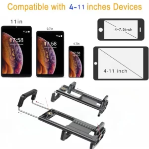 Universal Adjustable Phone Tablet Tripod Floor Stand Holder Portable Live Mount Support for iPad Phone 4-11 inches Lazy Bracket - Image 5