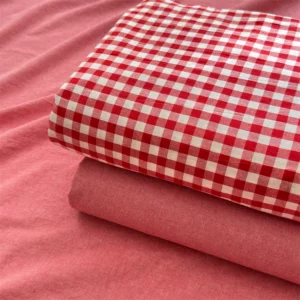 New Class A Cotton Single Bed Cover Yarn-dyed Washed Cotton Printed Checkered Quilt Cover Skin Friendly and Comfortable Bedding - Image 6