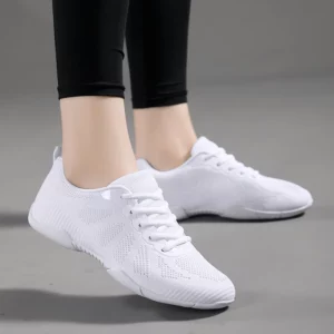 Marwoo Girls White Cheer Dance Sneakers Womens Fashion Sports Shoes Kids Lightweight Cheerleading Training Walking Tennis 2316 - Image 4
