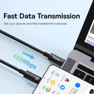 Baseus 240W USB C Cable for iPhone 16 15 Plus Pro Max Supercharge for Macbook Fast Charger Type C Cable for xiaomi Samsung - Image 4