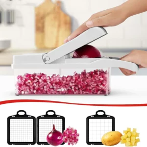 12 in 1 Multifunctional Vegetable Cutter Food Chopper Potato Slicer Carrot Grater Onion Shredder Salad Cutter Kitchen Gadgets - Image 3