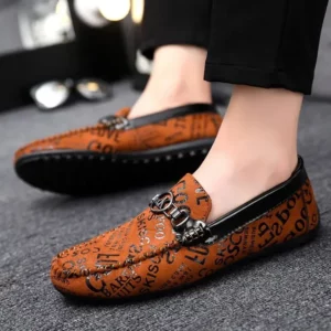 Loafers New In Male Casual Shoe Fashion 2024 Designer Luxury Sale Elegant Promotion Men's Leather Shoes Footwear Offer Summer Pu - Image 3