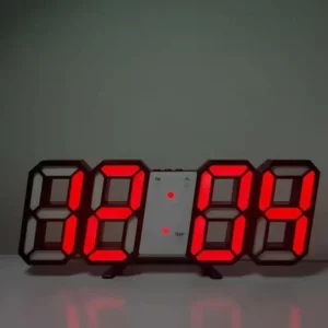 Table 3D LED Digital Alarm Clock Wall Clock Time/Date/Temperature for Home Kitchen Offices Clock Decoration Garden Clocks - Image 7