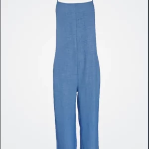 Loose Jumpsuit Women's Casual Solid Color Vest Overalls Summer Trend Jumpsuit - Image 3