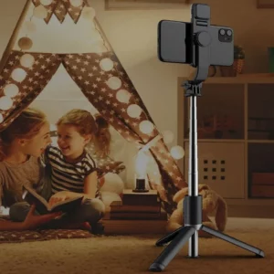 Xiaomi Selfie Stick 1045mm with Wireless Bluetooth LED Fill Light Extended Tripod with Remote Shutter for Android IOS Cellphone - Image 4