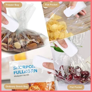Mini Heat Bag Sealing Machine Package Sealer Bags Thermal Plastic Food Bag Closure Portable Sealer Packing Kitchen Accessories - Image 3
