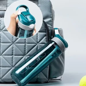 750ml/1000ml Tritan Material Water Bottle With Straw Eco-Friendly Durable Gym Fitness Outdoor Sport Shaker Drink Bottle - Image 2