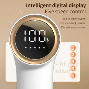 Xiaomi Electric Lint Remover USB Rechargeable Intelligent Digital Display Hairball Trimmer Portable Clothes Shaver 5 Gear Razor - Image 4