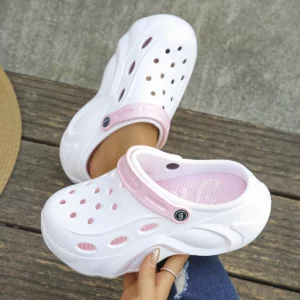 Women's Fashion Chunky Platform Sandals 2024 Summer Thick Sole eva Garden Shoes for Women Outdoor Non Slip Beach Slippers - Image 3