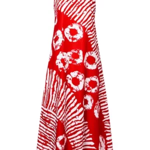 Plus Size 5XL VONDA Bohemian Printed Maxi Dress 2024 Summer Sleeveless Party Beach Sundress Tank Long Vestido Casual Loose Robe - Image 5