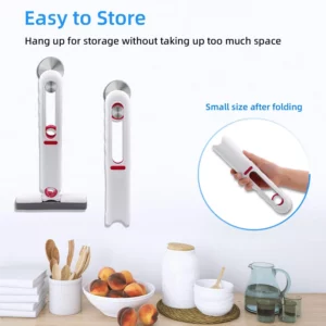 Powerful Squeeze Mini Mop Folding Home Cleaning Mops With Sponge Self-squeezing Floor Washing Mops Desk Window Car Clean Tools - Image 3