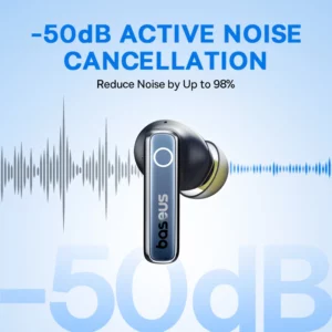 Baseus Bowie 30 Wireless Earphones 50dB Noise Reduction 65Hrs Long Playtime Bluetooth 5.3 Earbuds 6 Mics AI Call Clear Big Bass - Image 3