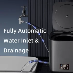 8L Mini Fully Automatic Washing Machine,Portable Electric Home Underwear Elution Washer,4 Speed Cleaning,Health Sterilization - Image 3
