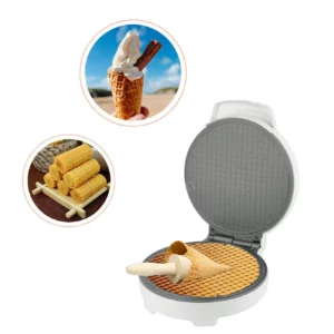 Household Breakfast Egg Roll Machine Electric Baking Pan Baking Machine Waffle Cone Maker Homemade Ice Cream Cone Machine - Image 4