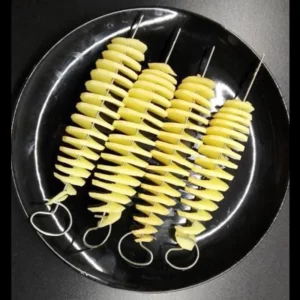 Whirlwind Potato Spiral Cutter Potato Tower Making Machine Vegetable Slicer Creative Vegetable Tools Kitchen Accessories Gadgets - Image 5