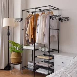 COSTWAY Clothes Hanger Coat Rack Floor Hanger Storage Wardrobe Clothing Drying Racks Porte Manteau Kledingrek Perchero De Pie - Image 6