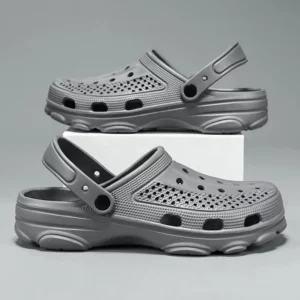 Pallene Fashion Clogs For Men EVA Light Hole Garden Shoes Outdoor Male Beach Sandals Home Bathroom Shoe Unisex Casual Slides - Image 2