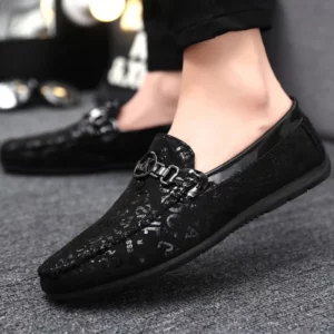 Loafers New In Male Casual Shoe Fashion 2024 Designer Luxury Sale Elegant Promotion Men's Leather Shoes Footwear Offer Summer Pu - Image 6