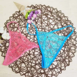 3PCS/Set Sexy Lace Thongs Women Random Underwear Bikini Underpants Low-Rise One Size Hollow G-string T-Back Panties Lingerie - Image 2