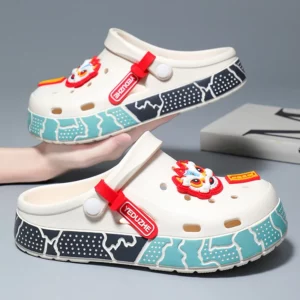 EVA Shoes Men Sandals Summer Cartoon Home Slippers Men Clogs Outdoor Not Slip Platform Beach Sandals Men Slippers Garden Shoes - Image 2