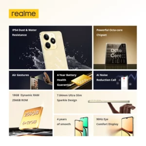 [World Premiere] realme C61 Smartphone 5000mAh Battery 15W SUPERVOOC Charge 50MP AI Camera 90Hz Display IP54 AI Engine 256GB NFC - Image 2
