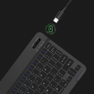 10 inch Magnetic Tablet Keyboard for iPad 2024 10.9 11 10.2 Bluetooth Rechargeable Keyboards for Xiaomi 6 Huawei Matepad 11.5 - Image 3