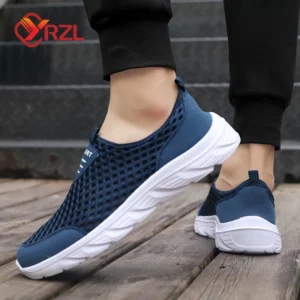 YRZL Lightweight Men Casual Shoes Breathable Slip on Male Casual Sneakers Anti-slip Men's Flats Outdoor Walking Shoes Size 39-46 - Image 6