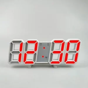 Table 3D LED Digital Alarm Clock Wall Clock Time/Date/Temperature for Home Kitchen Offices Clock Decoration Garden Clocks - Image 5