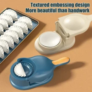 2 in1 Dumpling Maker DIY Kit Wrapper Presser Dough Pressing Ideal for Home Cooking Dough Skin Molder Machine Kitchen Gadgets - Image 4