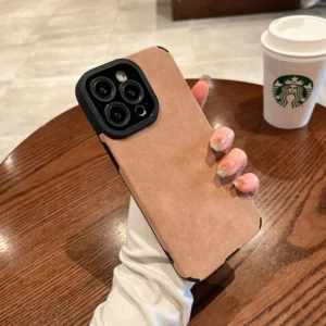 Fashion Matte Leather Silicone Case For iPhone 14 Plus 12 13 Mini 11 16 15 Pro Max 7 8 XR X XS Lens Protection Shockproof Cover - Image 4