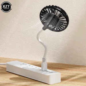 Portable USB Fan Mini Air Cooler Fan Summer Camping Office Table Fan Ventilador USB Cooling Fan For Power Bank Notebook Computer - Image 3