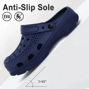 Pallene Fashion Clogs For Men EVA Light Hole Garden Shoes Outdoor Male Beach Sandals Home Bathroom Shoe Unisex Casual Slides - Image 4